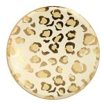 Gold Animal Print Plates